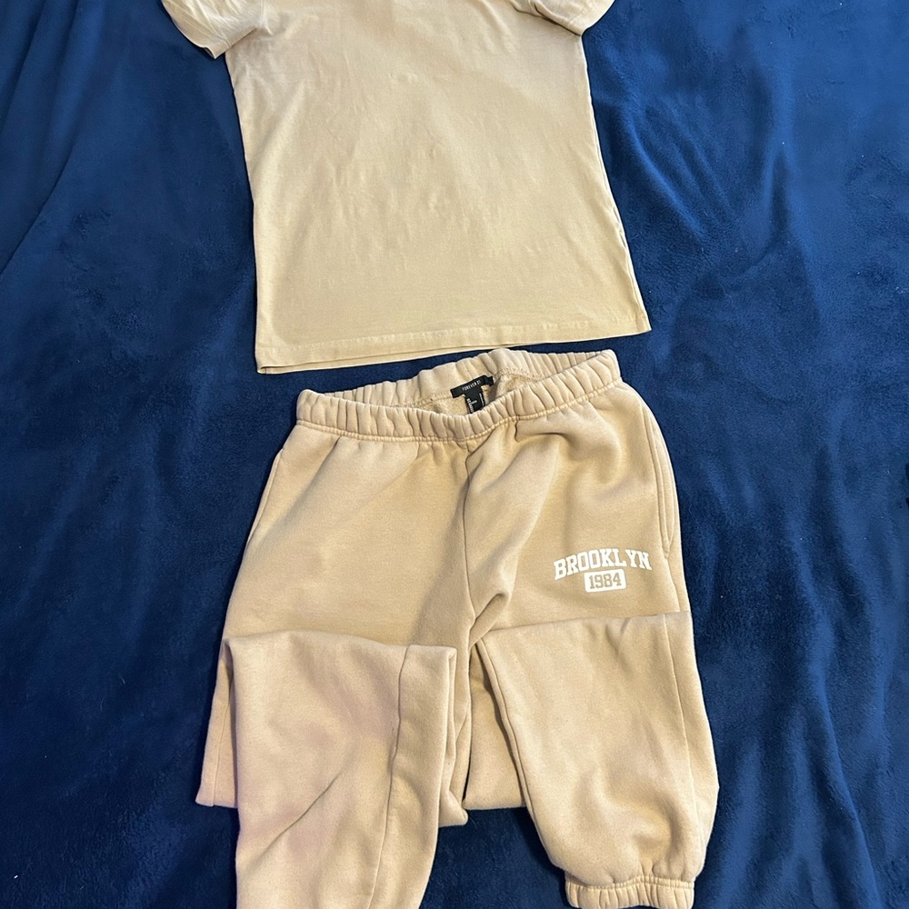 Forever 21 Beige Fleece Jacket